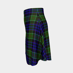 Newman Tartan Flared Skirt