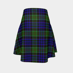 Newman Tartan Flared Skirt