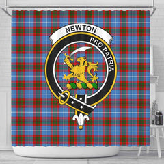 Newton Tartan Crest Shower Curtain