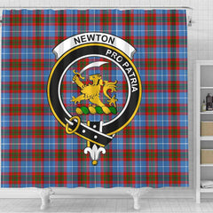 Newton Tartan Crest Shower Curtain