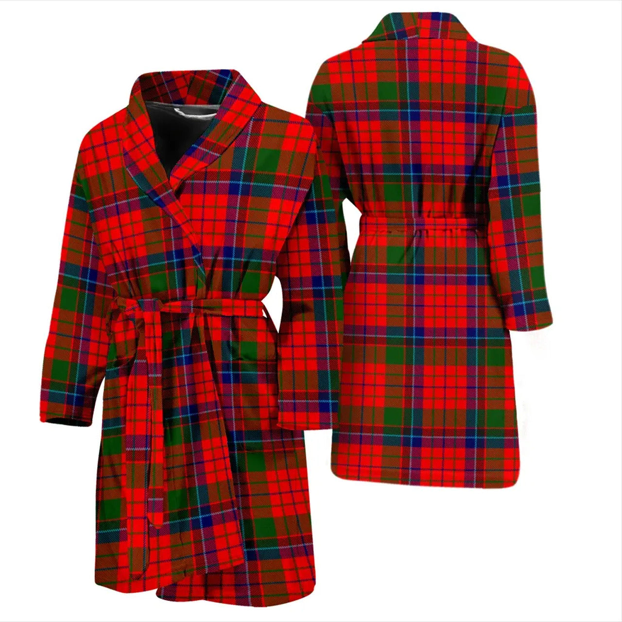 Nicolson Modern Tartan Bathrobe