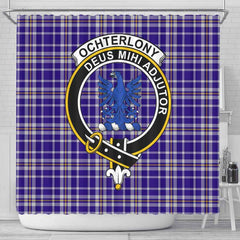 Ochterlony Tartan Crest Shower Curtain