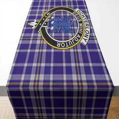 Ochterlony Tartan Crest Table Runner - Cotton table runner