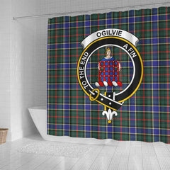 Ogilvie Tartan Crest Shower Curtain