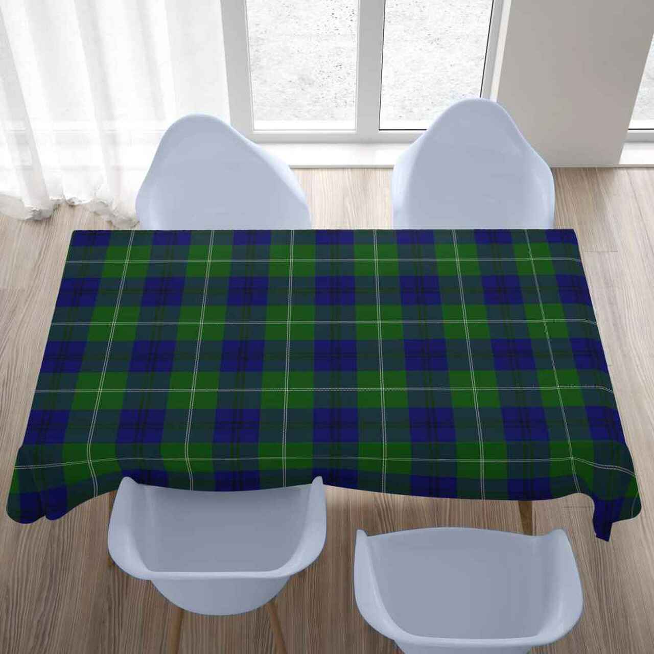 Oliphant Modern Tartan Tablecloth