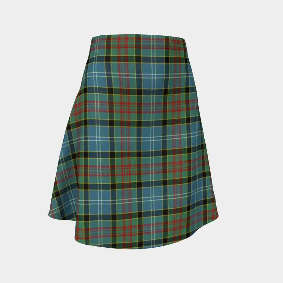 Paisley District Tartan Flared Skirt