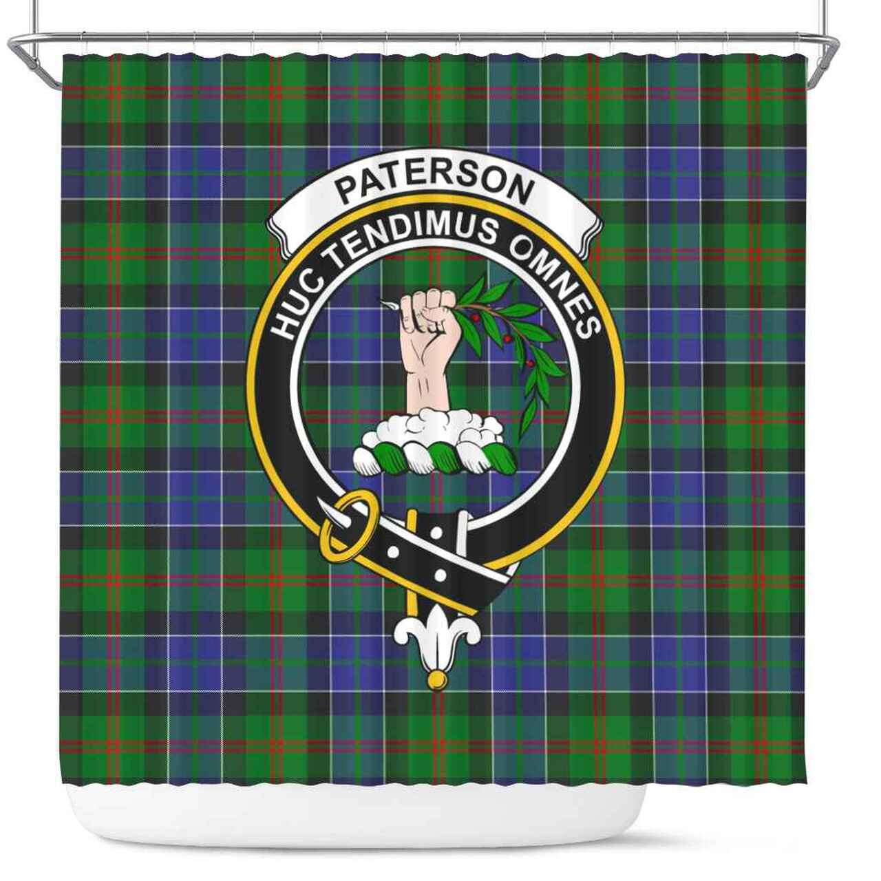 Paterson Tartan Crest Shower Curtain