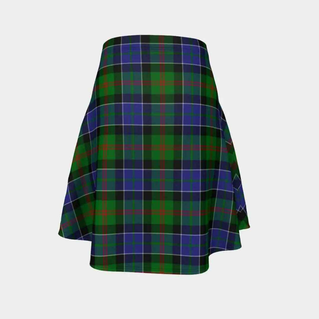 Paterson Tartan Flared Skirt