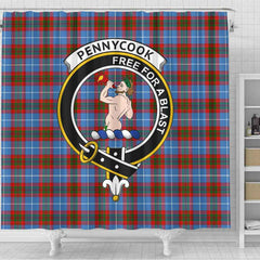 Pennycook Tartan Crest Shower Curtain