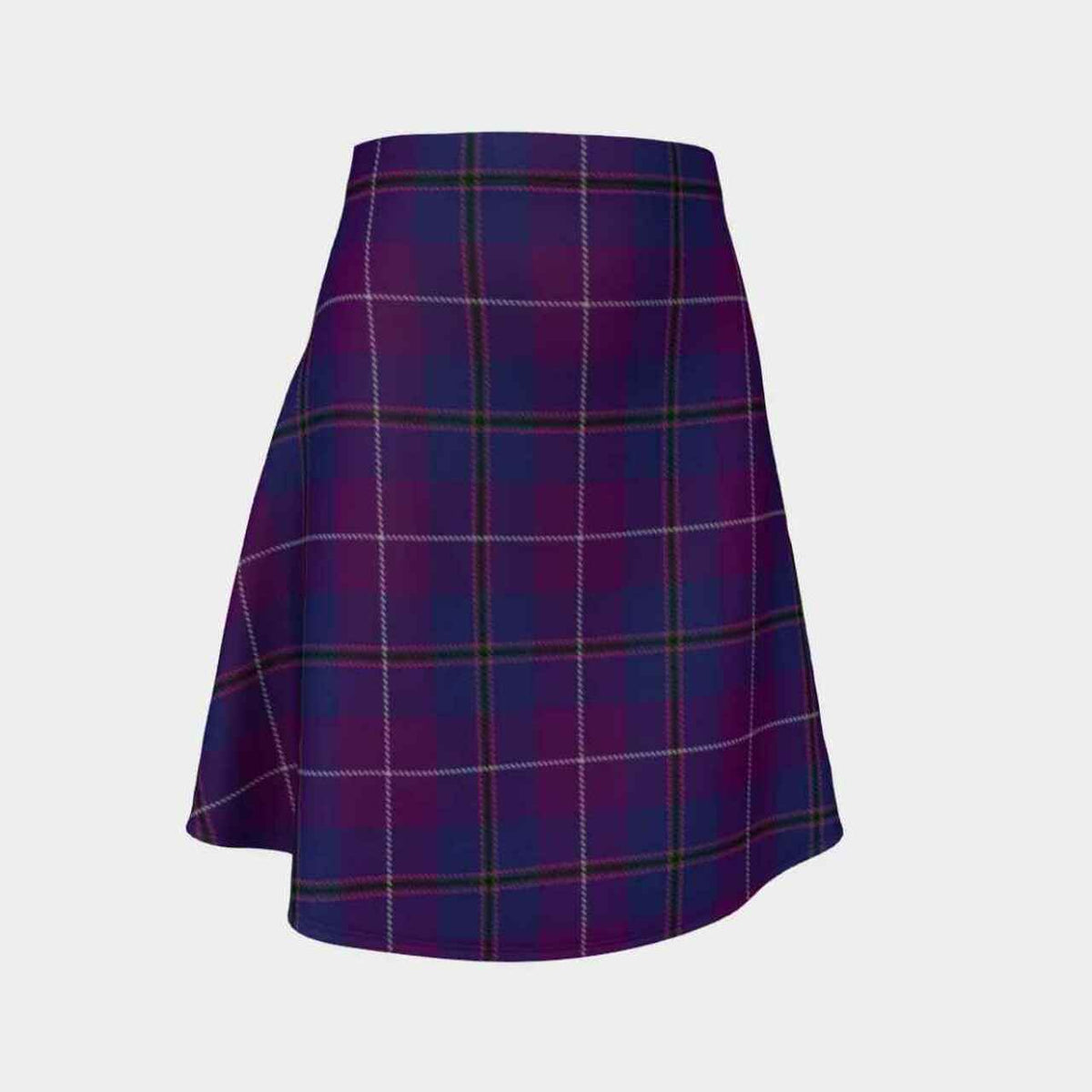 Pride of Glencoe Tartan Flared Skirt