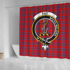 Rait Tartan Crest Shower Curtain