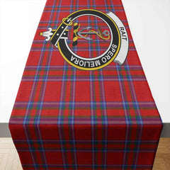 Rait Tartan Crest Table Runner - Cotton table runner