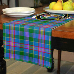 Ralston Tartan Crest Table Runner - Cotton table runner