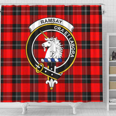 Ramsay Tartan Crest Shower Curtain