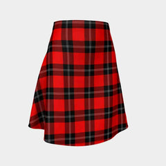 Ramsay Modern Tartan Flared Skirt