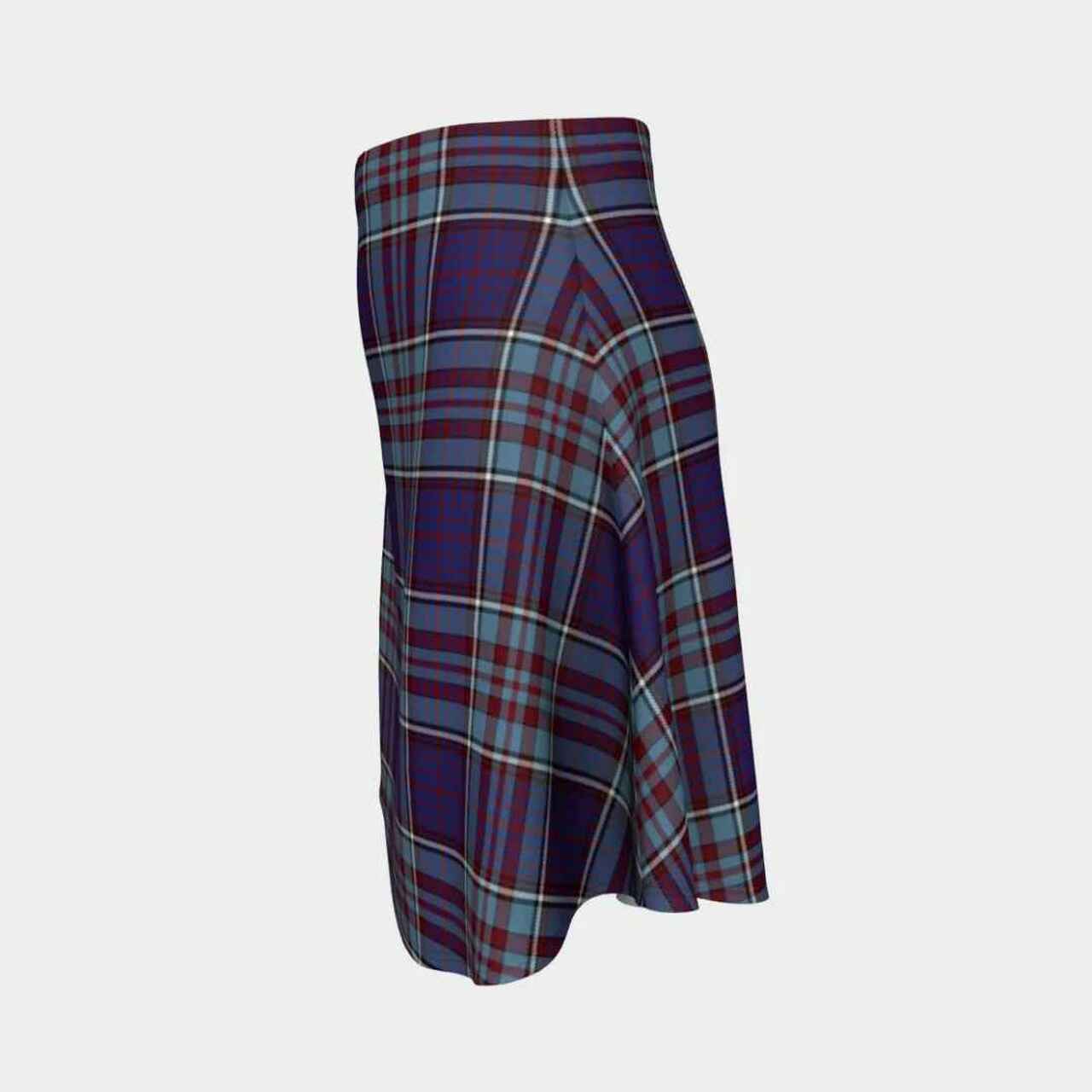 RCAF Tartan Flared Skirt