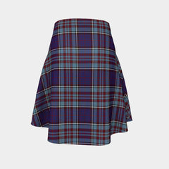 RCAF Tartan Flared Skirt