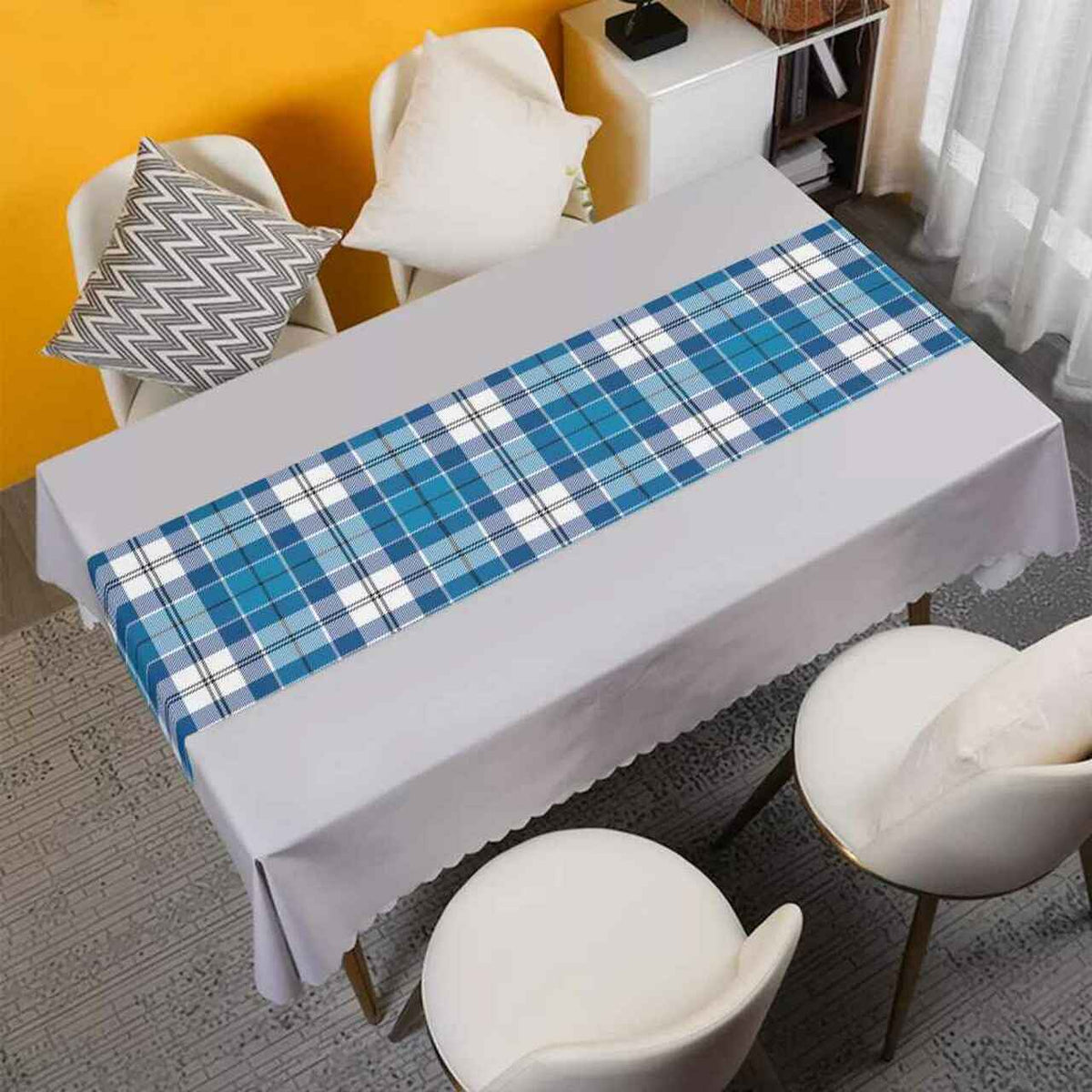 Roberton Tartan Table Runner - Cotton table runner