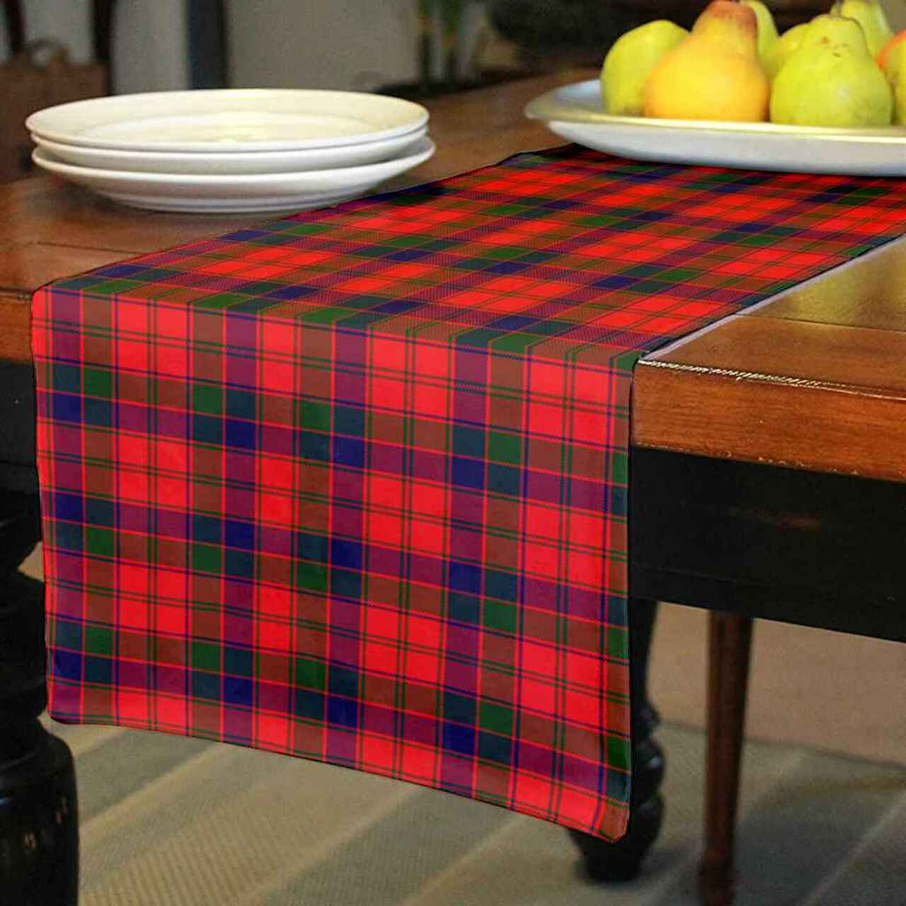 Robertson Modern Tartan Table Runner - Cotton table runner