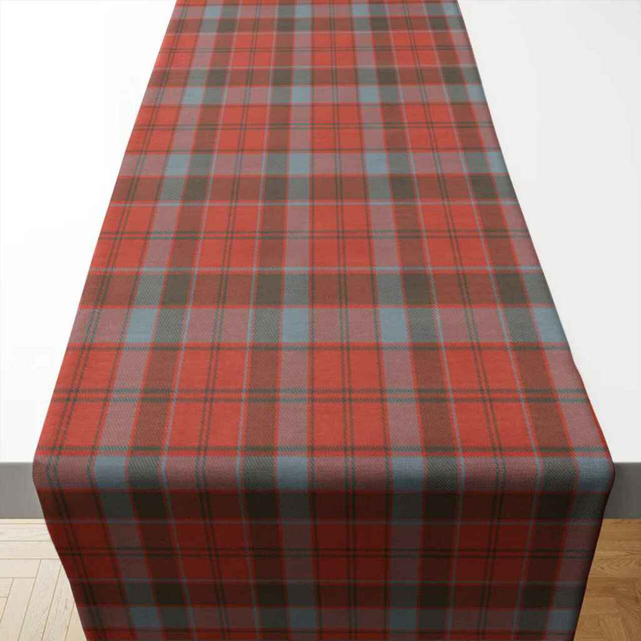 Robertson Weathered Tartan Table Runner - Cotton table runner