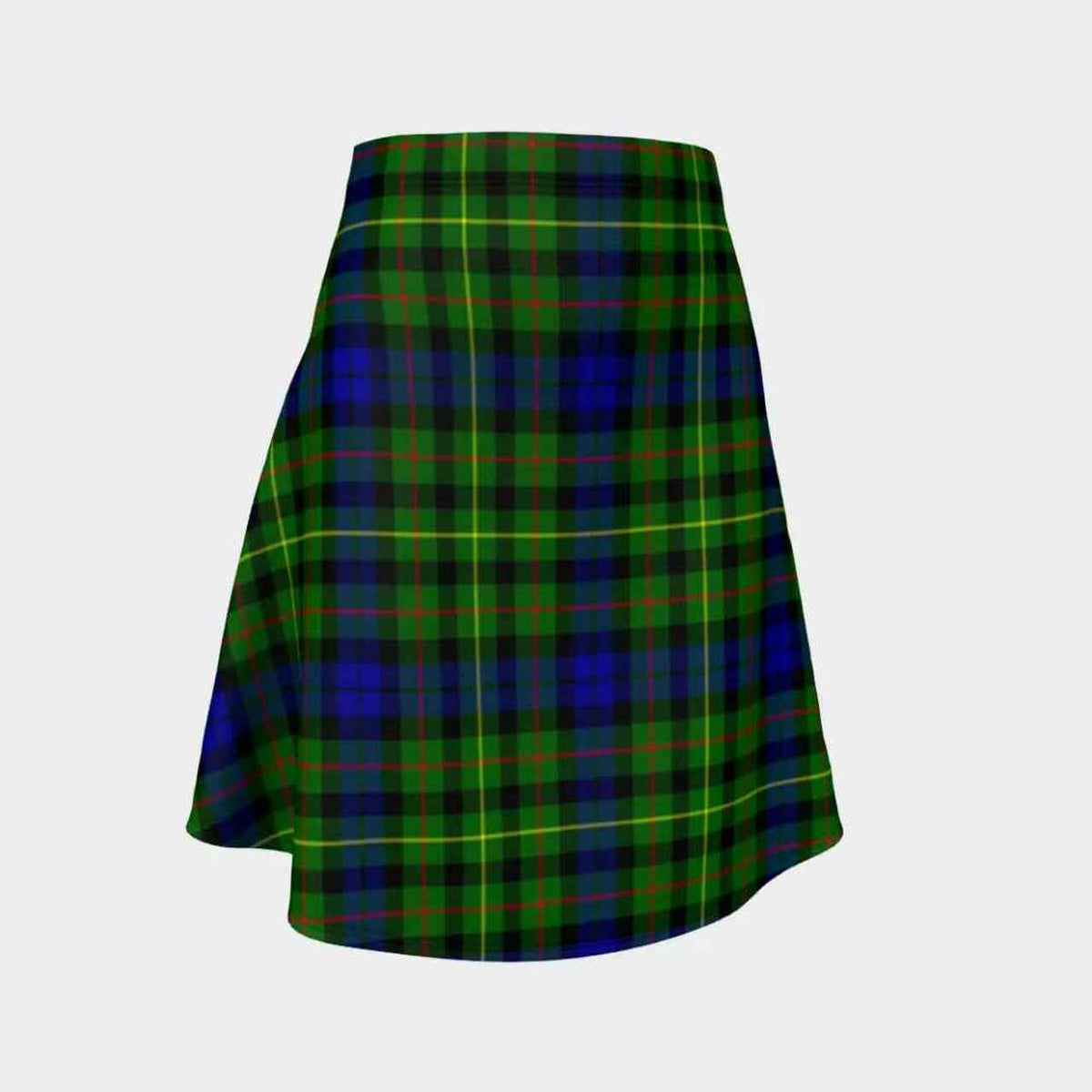 Rollo Modern Tartan Flared Skirt