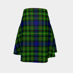 Rollo Modern Tartan Flared Skirt