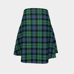 Rose Hunting Ancient Tartan Flared Skirt