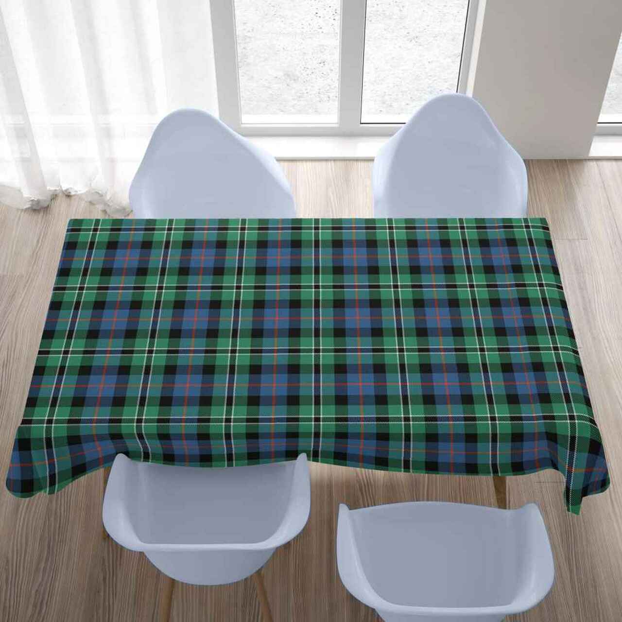 Rose Hunting Ancient Tartan Tablecloth