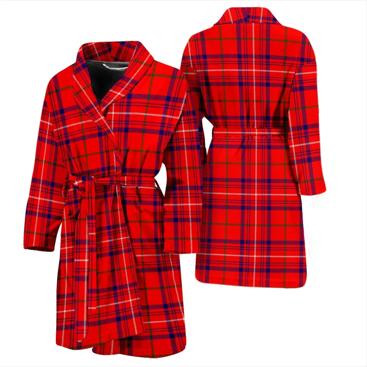 Rose Modern Tartan Bathrobe