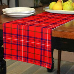 Rose Modern Tartan Table Runner - Cotton table runner