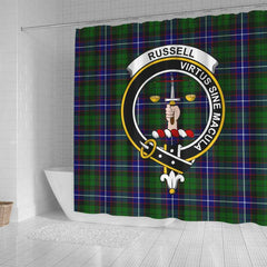 Russell Tartan Crest Shower Curtain