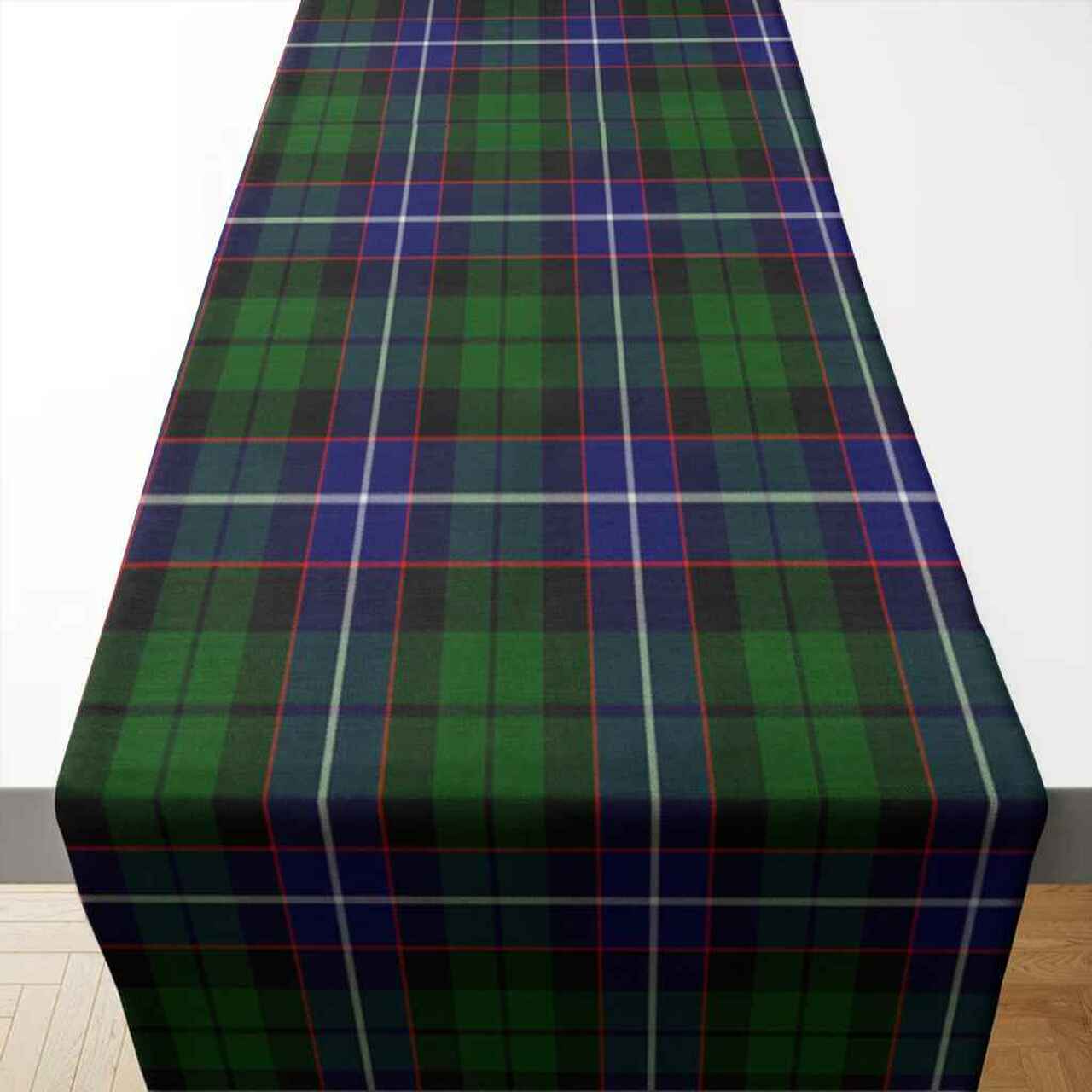 Russell Modern Tartan Table Runner - Cotton table runner