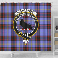 Rutherford Tartan Crest Shower Curtain