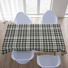 Scott Black & White Ancient Tartan Tablecloth