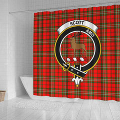 Scott Tartan Crest Shower Curtain