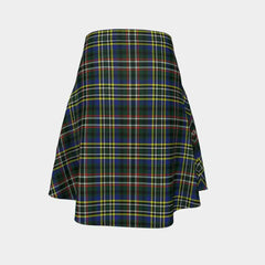 Scott Green Modern Tartan Flared Skirt