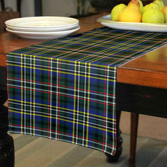 Scott Green Modern Tartan Table Runner - Cotton table runner