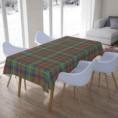 Shaw Green Modern Tartan Tablecloth