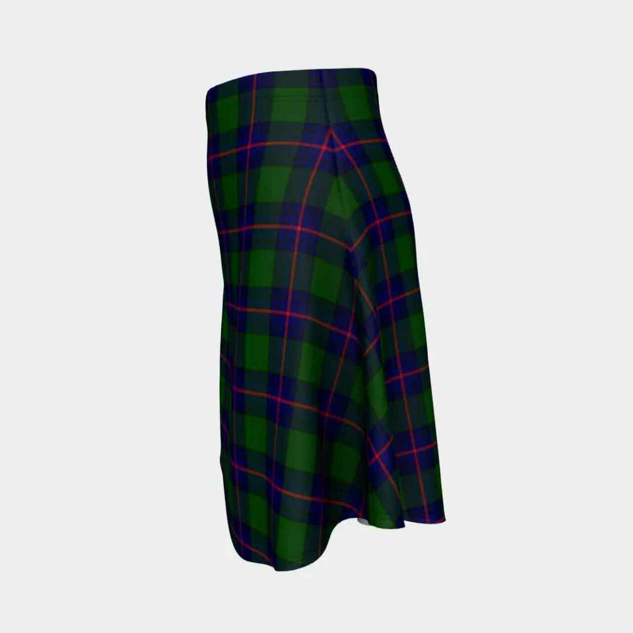 Shaw Modern Tartan Flared Skirt