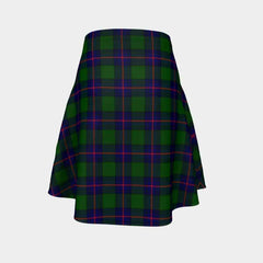 Shaw Modern Tartan Flared Skirt