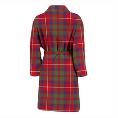 Shaw Red Modern Tartan Bathrobe