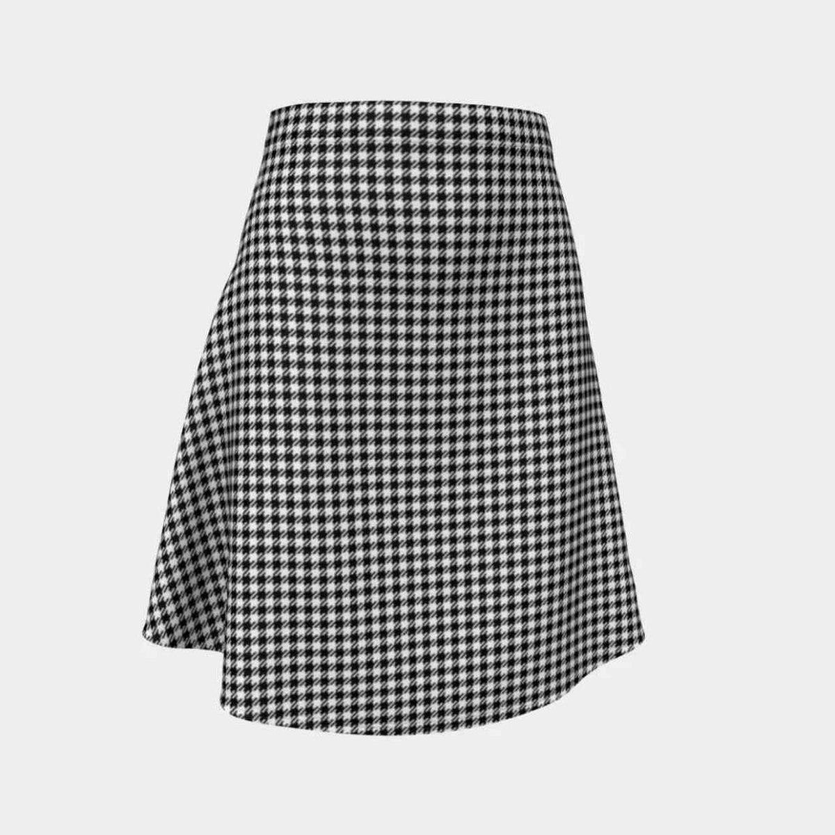 Shepherd Tartan Flared Skirt