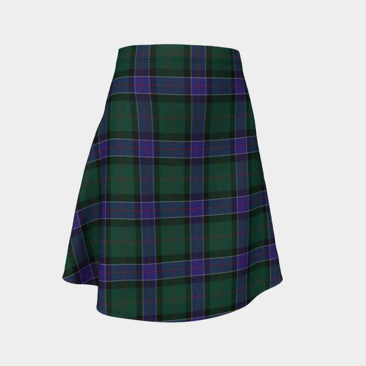 Sinclair Hunting Modern Tartan Flared Skirt