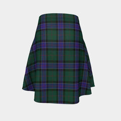 Sinclair Hunting Modern Tartan Flared Skirt