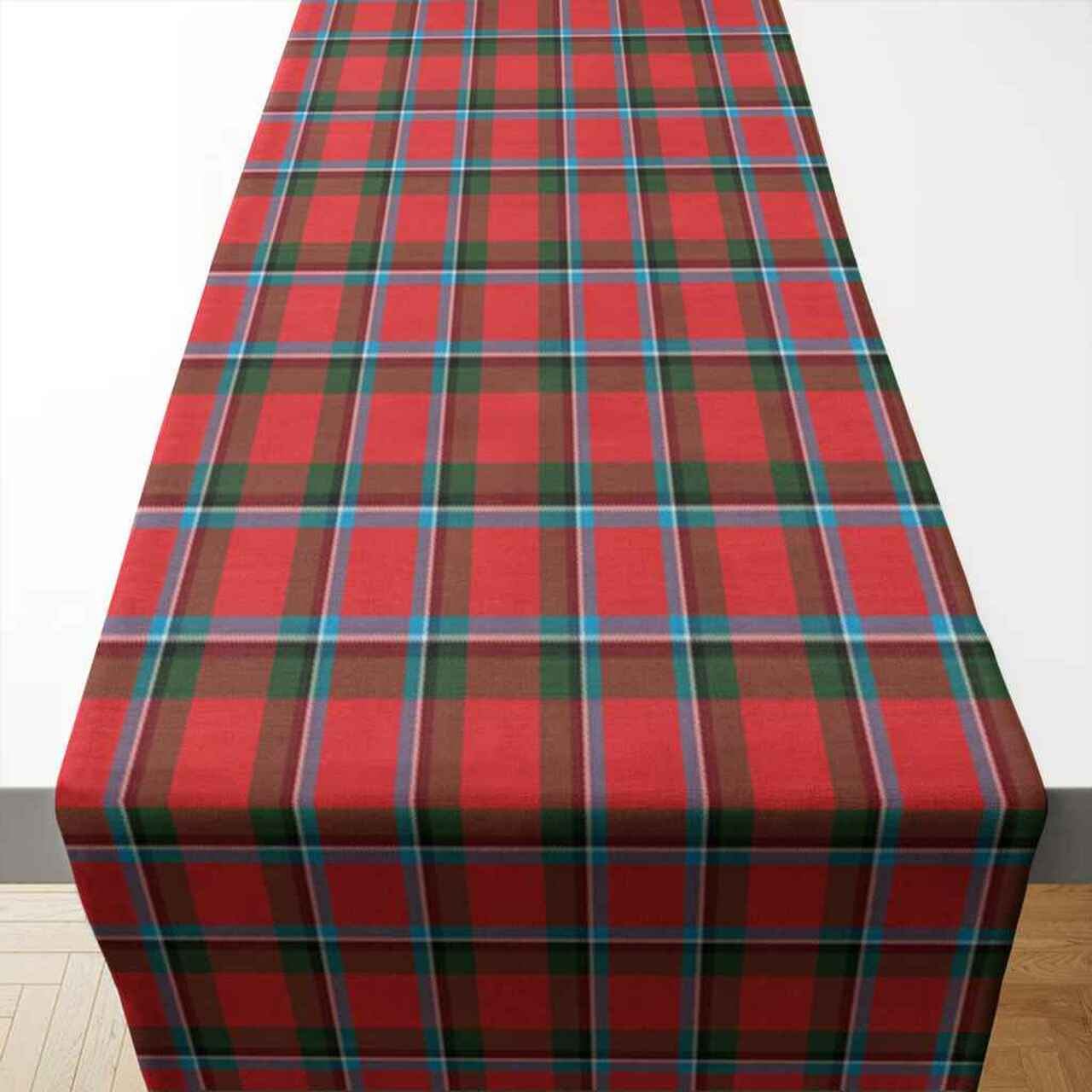 Sinclair Modern Tartan Table Runner - Cotton table runner