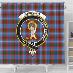 Skirving Tartan Crest Shower Curtain