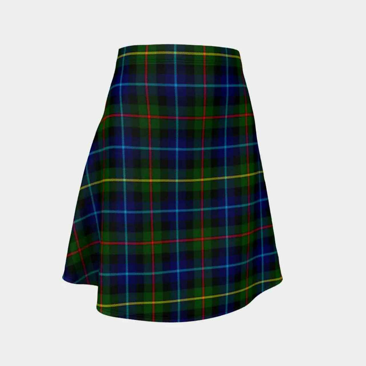 Smith Modern Tartan Flared Skirt