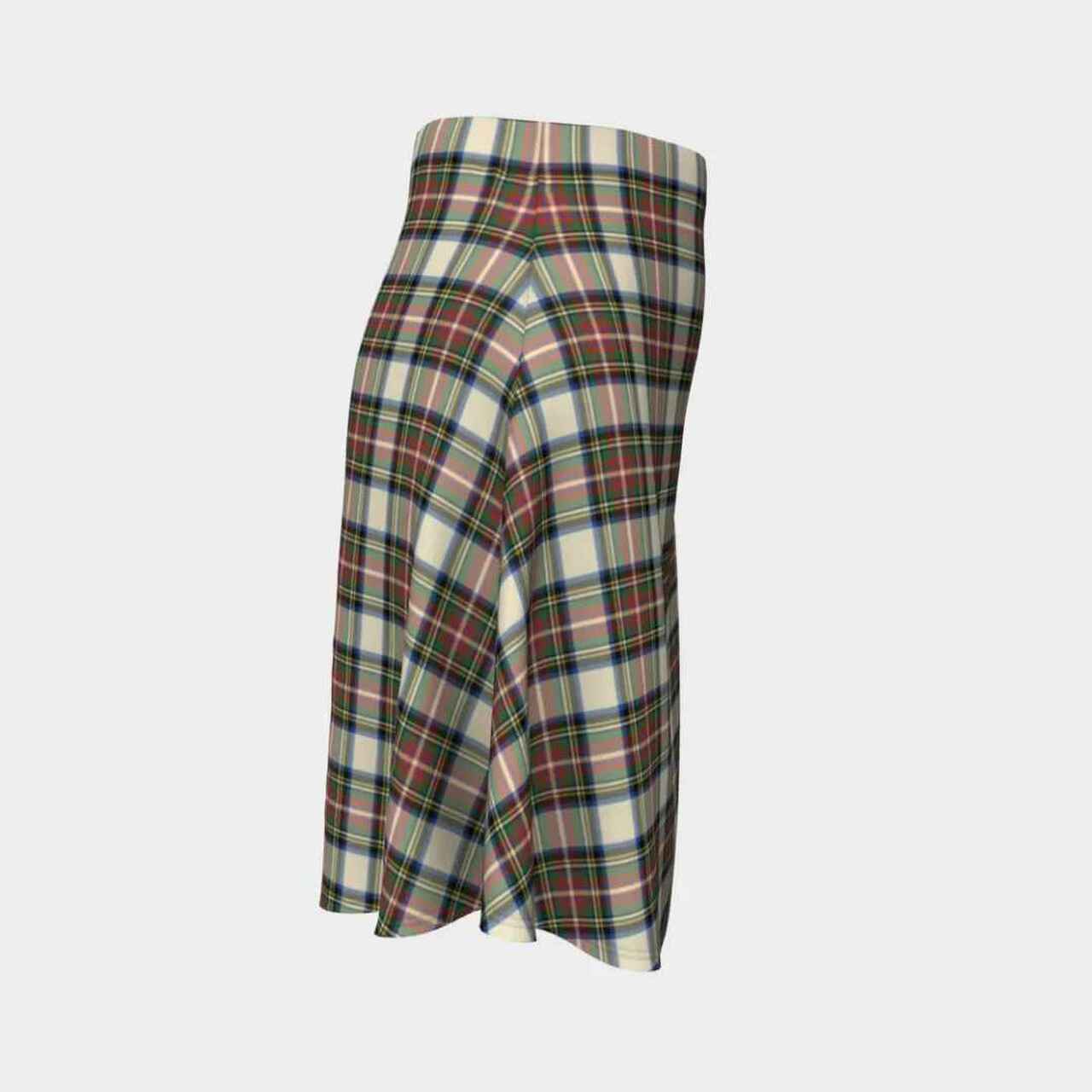 Stewart Dress Ancient Tartan Flared Skirt