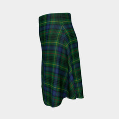 Stewart Hunting Modern Tartan Flared Skirt