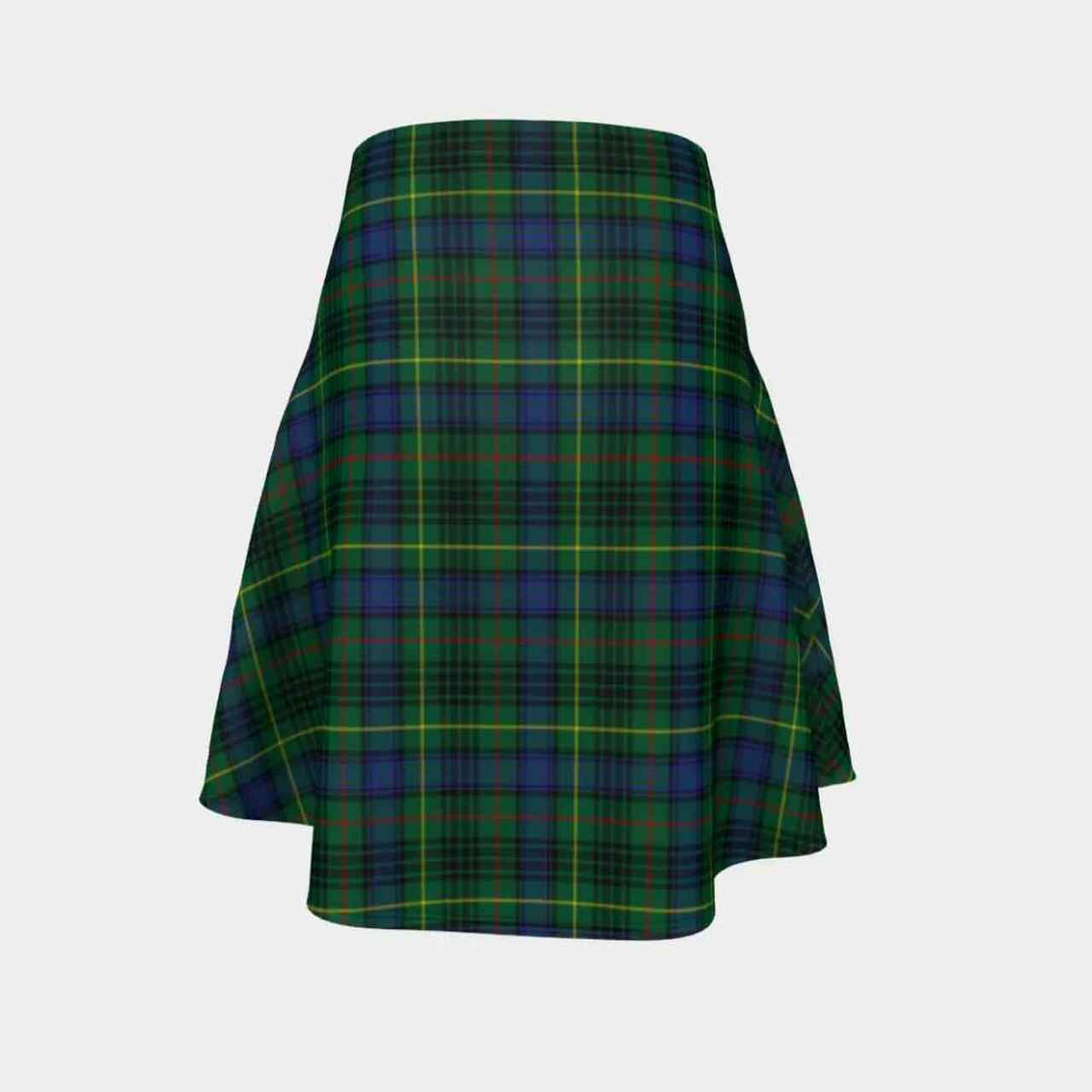 Stewart Hunting Modern Tartan Flared Skirt